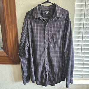 Van Heusen - Button Down Office Shirt Mens Big & Tall Long Sleeve 2XLT